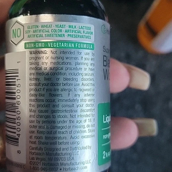 Set of 2 ..Horbäach Black Walnut Wormwood Liquid Extract | 2 fl oz - Picture 4 of 5